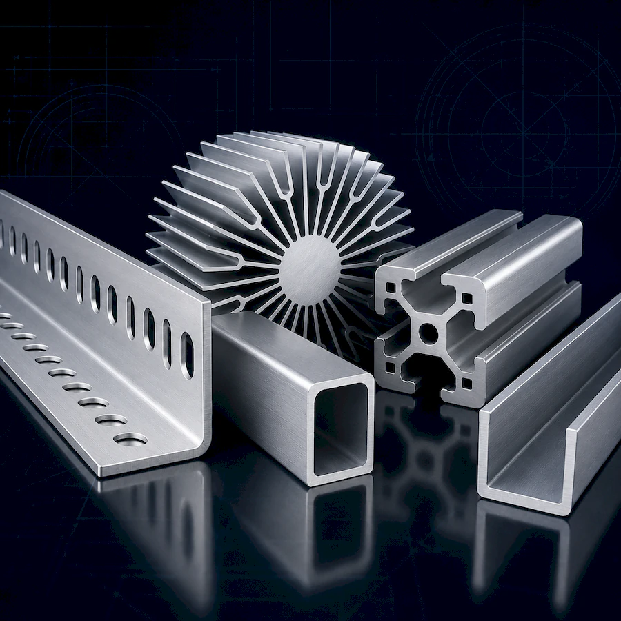 Industrial aluminium profiles